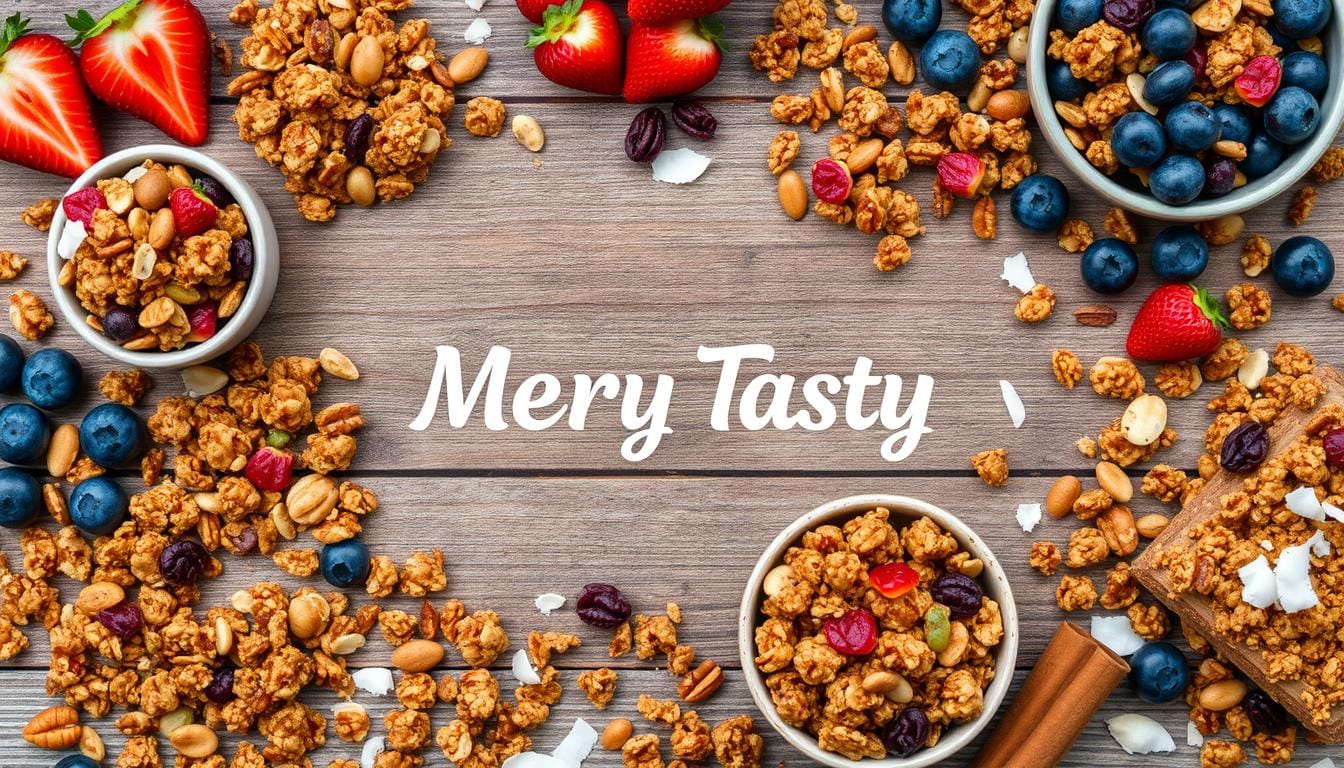 Customized granola variations Customized granola variations